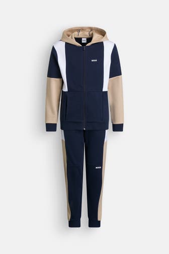 BOSS Set: Sweatjacke und Sweathose mehrfarbig