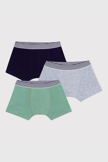 PETIT BATEAU 3er Pack Boxershorts mehrfarbig