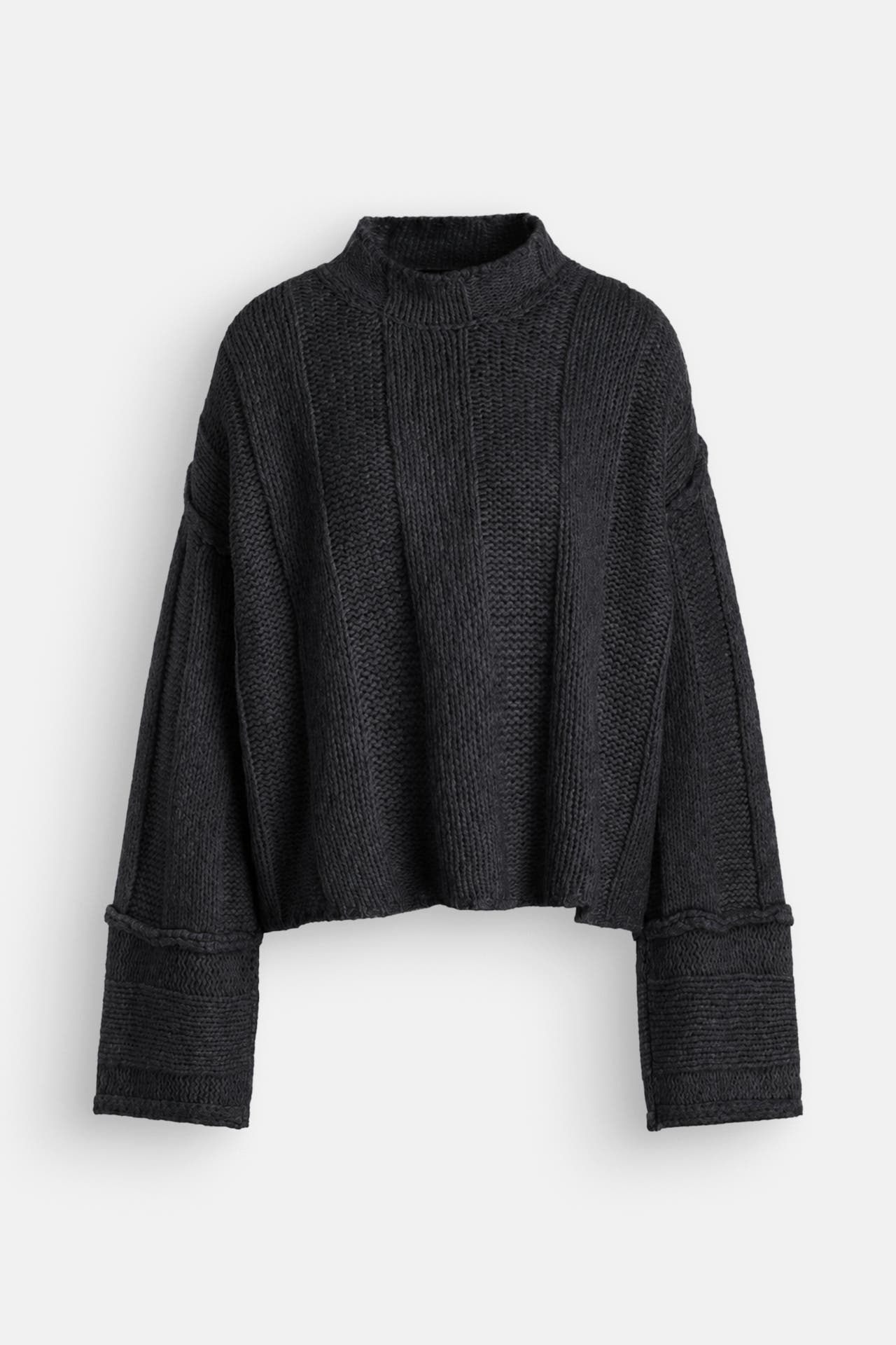 BLACK PALMS Strickpullover 'Styna' anthrazit, Bild 1
