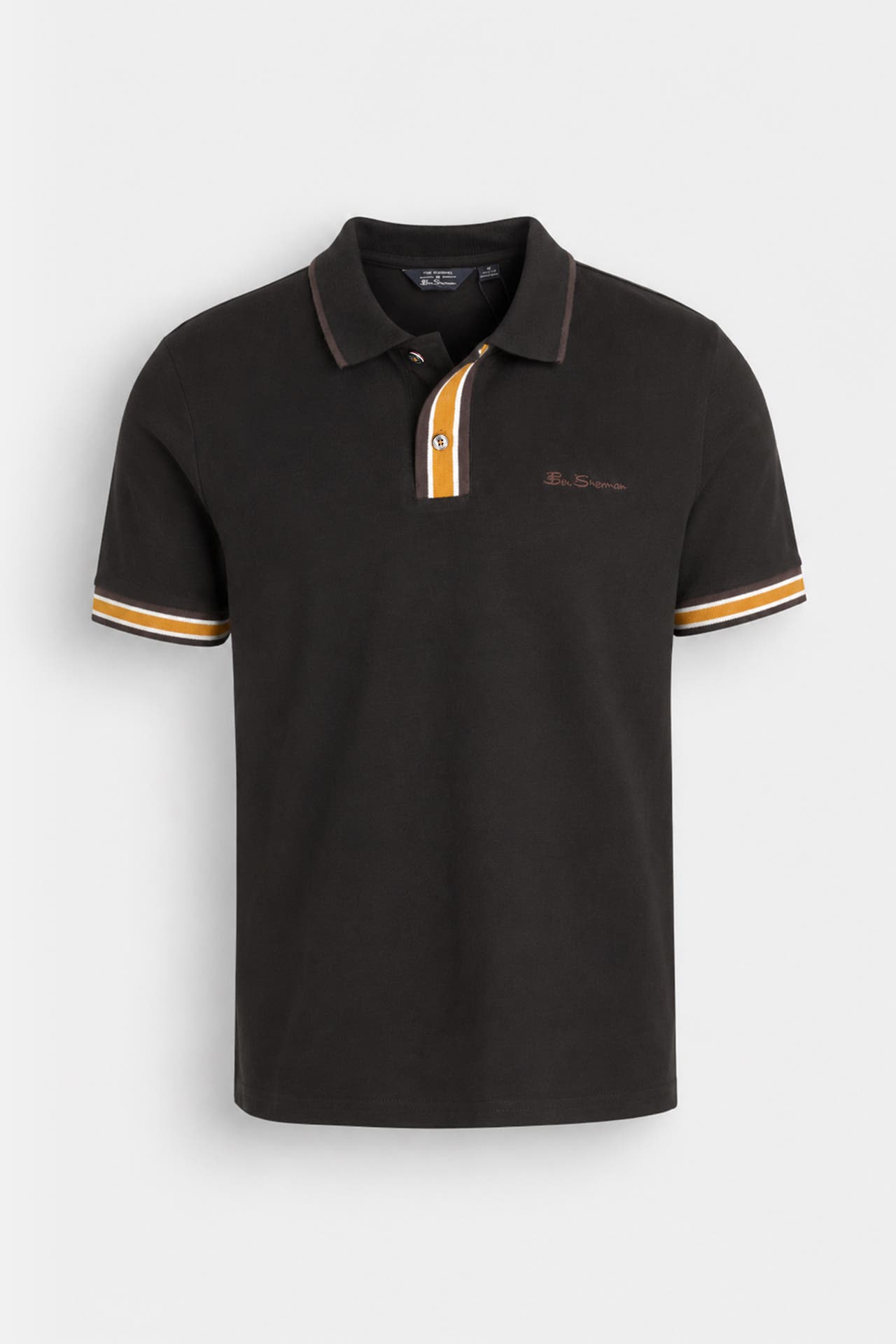BEN SHERMAN Polo-Shirt schwarz, Bild 1