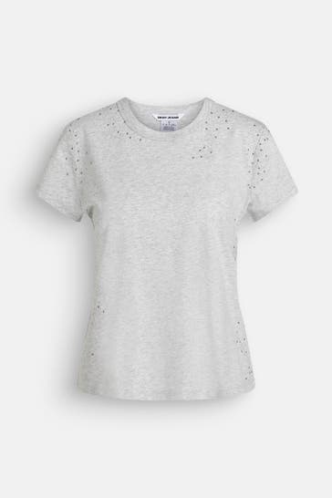 DKNY T-Shirt grau meliert