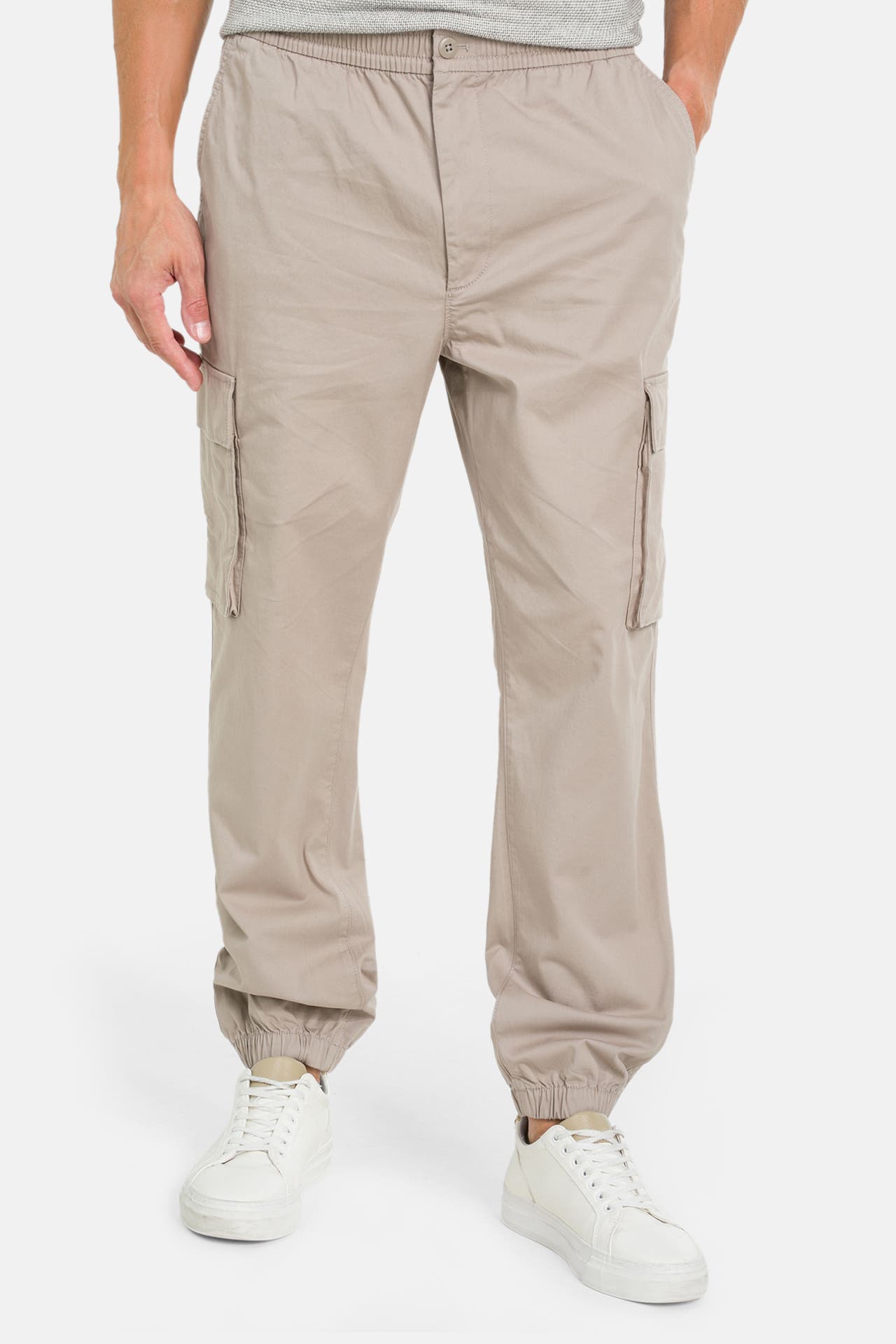 CALVIN KLEIN Cargohose greige, Bild 1