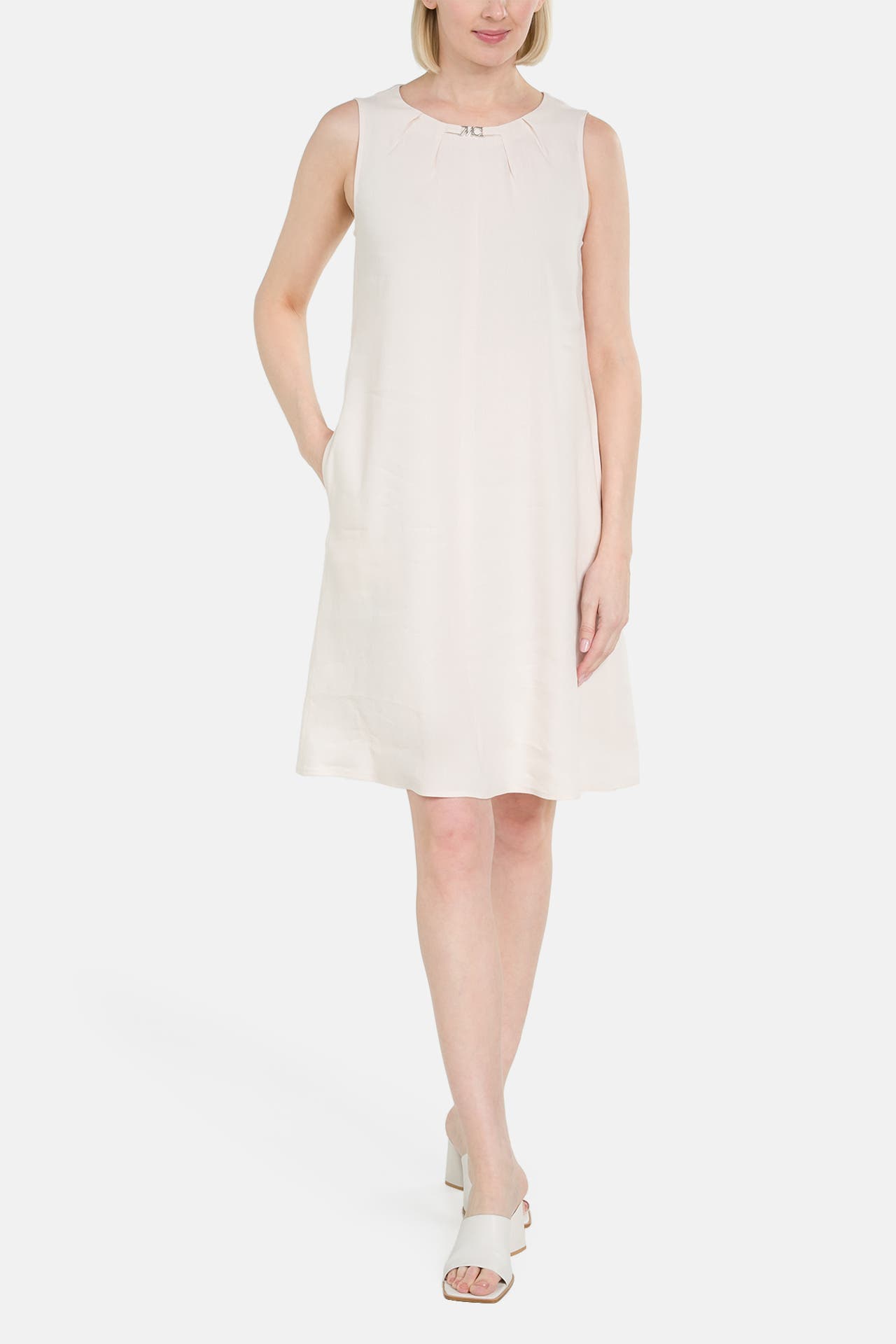 MARC CAIN Leinenmixkleid sand, Bild 1