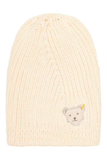STEIFF Strickmütze creme