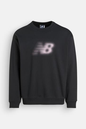 NEW BALANCE Sweatshirt schwarz