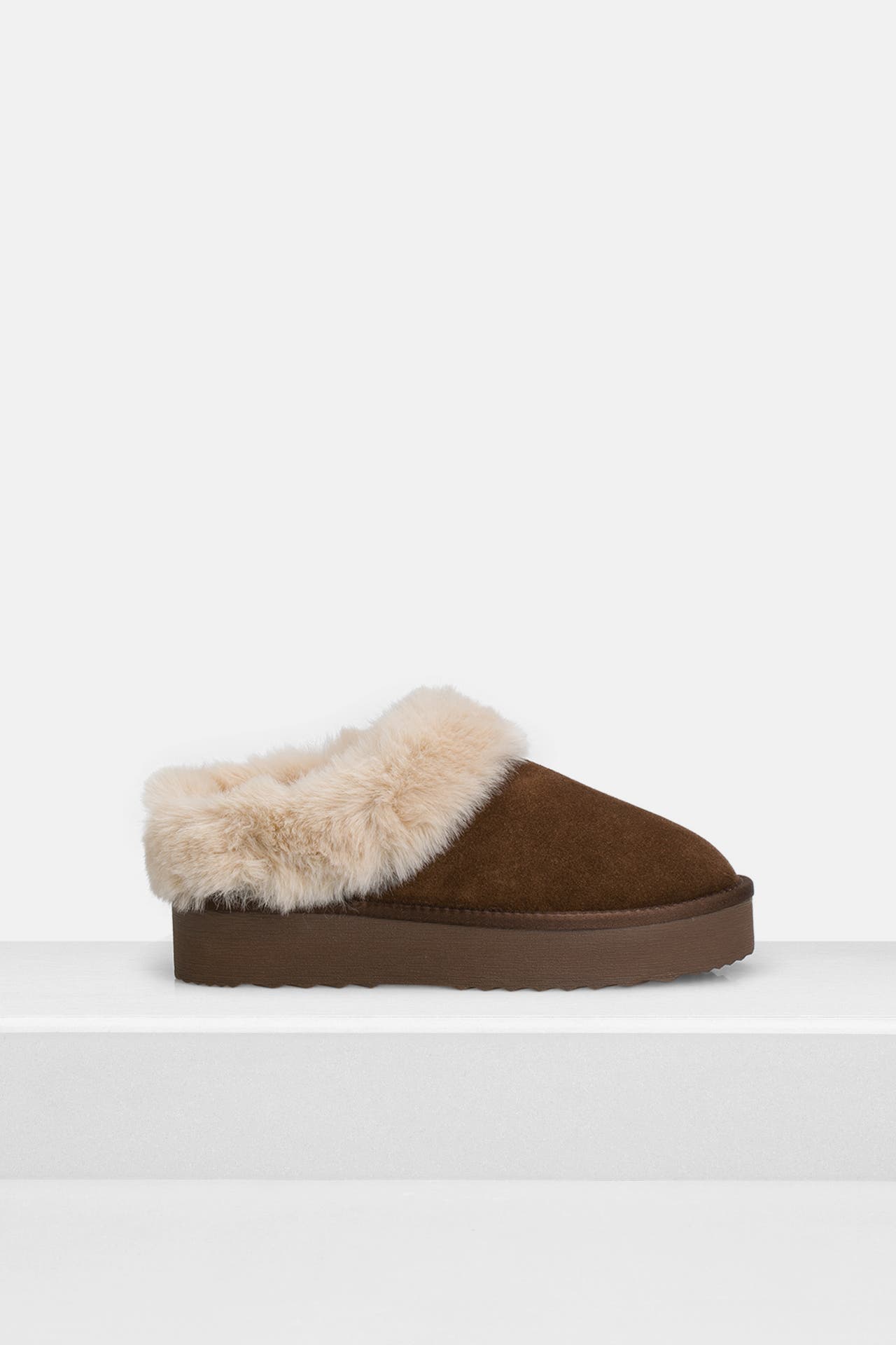 STEVE MADDEN Slides 'Snow' dunkelbraun, Bild 1