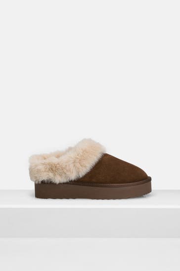 STEVE MADDEN Slides 'Snow' dunkelbraun