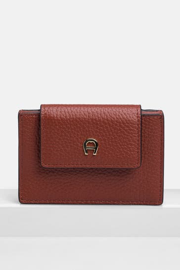 AIGNER Kartenetui 'Delia' cognac