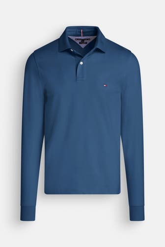 TOMMY HILFIGER Langarm-Polo marine