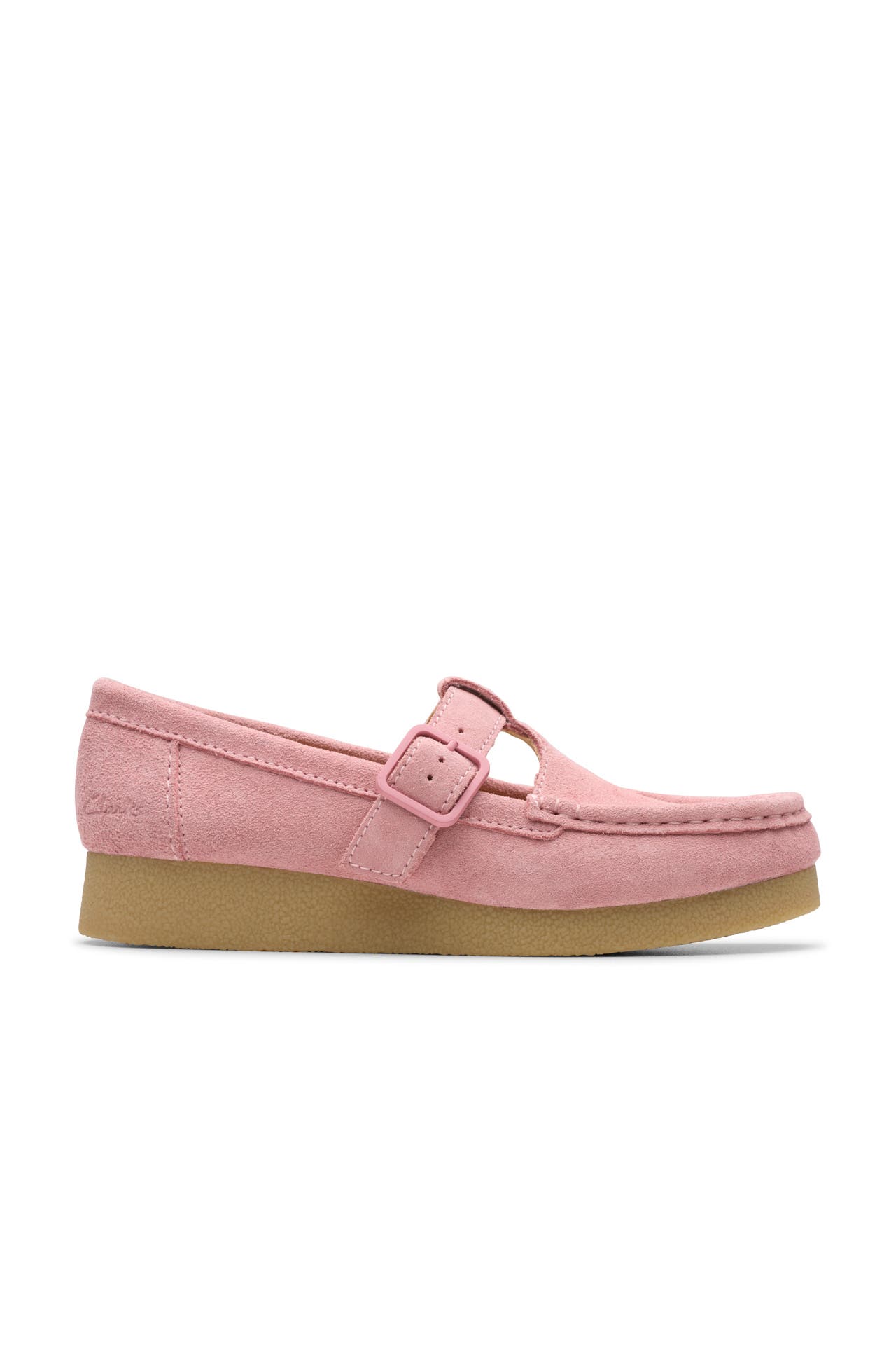 CLARKS Slipper 'Wallabee' rosa Regular Fit, Bild 1