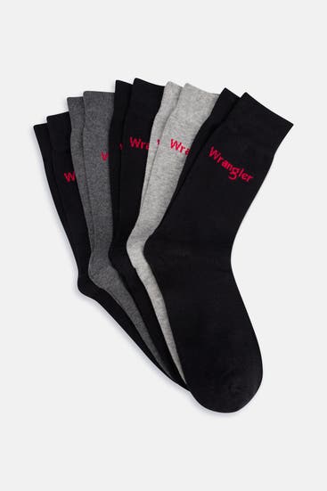 WRANGLER - 5er-Pack Socken 'Lees' mehrfarbig