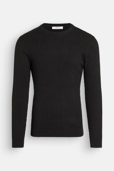 SELECTED Strickpullover schwarz
