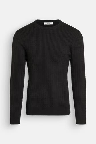 SELECTED Strickpullover schwarz