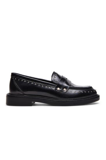 STEVE MADDEN Leder-Slipper 'Harloe' schwarz