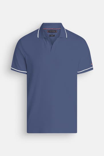 TOMMY HILFIGER Polo-Shirt azurblau