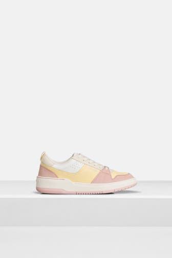 FERRAGAMO Leder-Sneaker 'Dennis' mehrfarbig