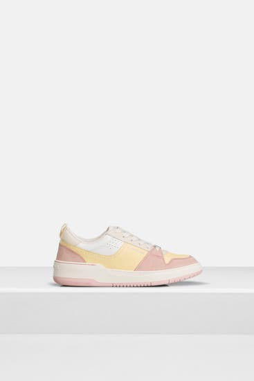 FERRAGAMO - Leder-Sneaker 'Dennis' mehrfarbig