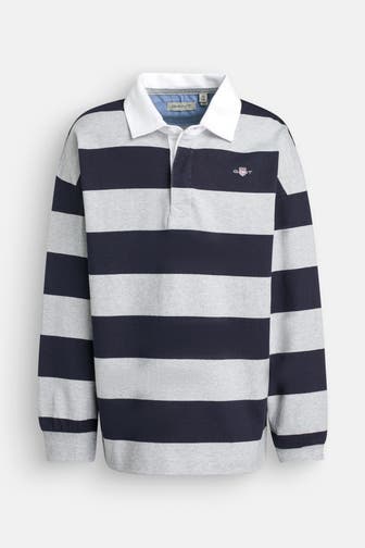 GANT Langarm-Polo gestreift