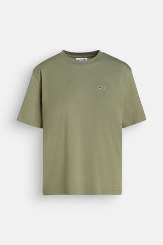 LACOSTE T-Shirt oliv oversize