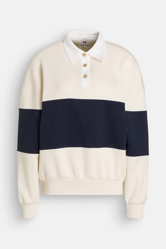 TOMMY HILFIGER Polo-Sweatshirt mehrfarbig
