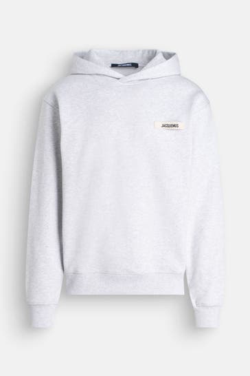 JACQUEMUS Hoodie hellgrau