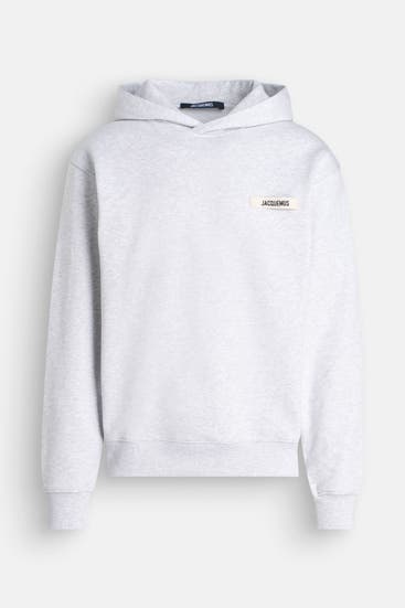 JACQUEMUS - Hoodie hellgrau