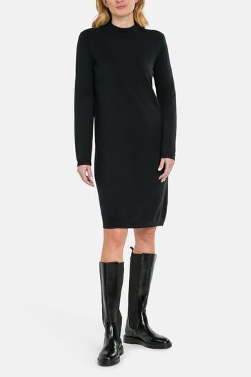 MARC O'POLO Strickkleid schwarz