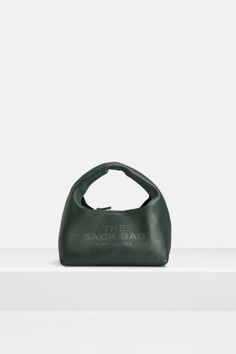 MARC JACOBS Handtasche 'The Sack Bag' dunkelgrün