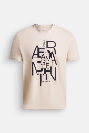 ARMANI EXCHANGE T-Shirt beige