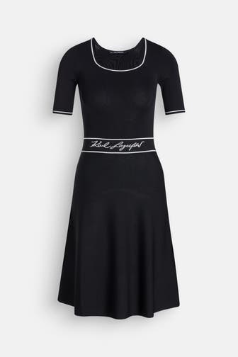 KARL LAGERFELD Minikleid schwarz
