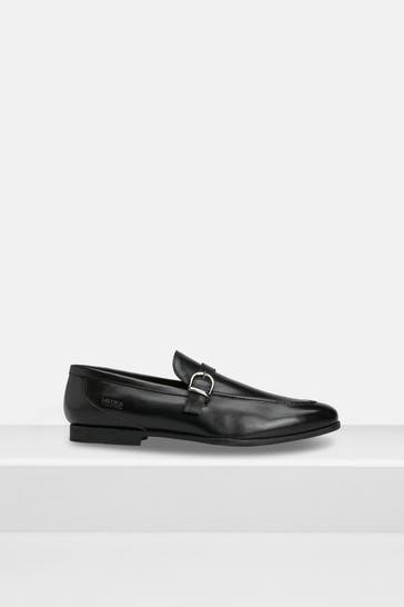 MELVIN & HAMILTON 'Dawson' black leather slippers