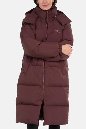 LACOSTE Daunenmantel weinrot