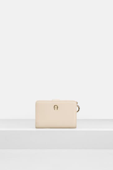 AIGNER Ledergeldbörse 'Zita' creme
