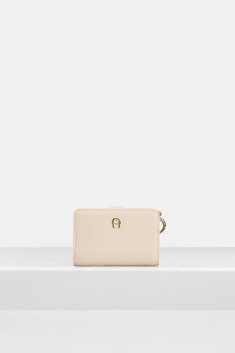 AIGNER Ledergeldbörse 'Zita' creme