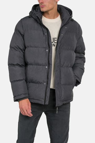 PEPE JEANS Steppjacke 'Tobias' dunkelgrau