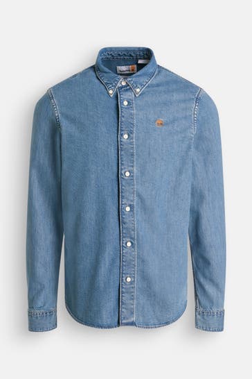 TIMBERLAND Jeanshemd blau