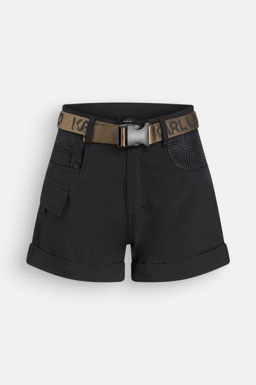 KARL LAGERFELD Shorts schwarz 