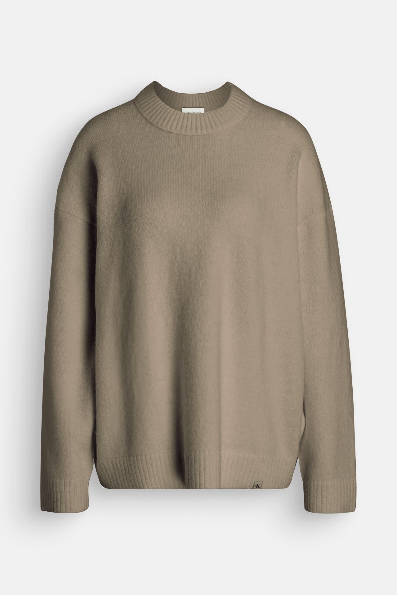 CALVIN KLEIN Strickpullover taupe, Bild 1