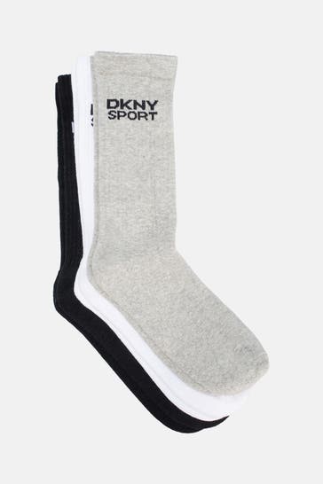 DKNY 3er-Pack Strümpfe 'Radde' mehrfarbig