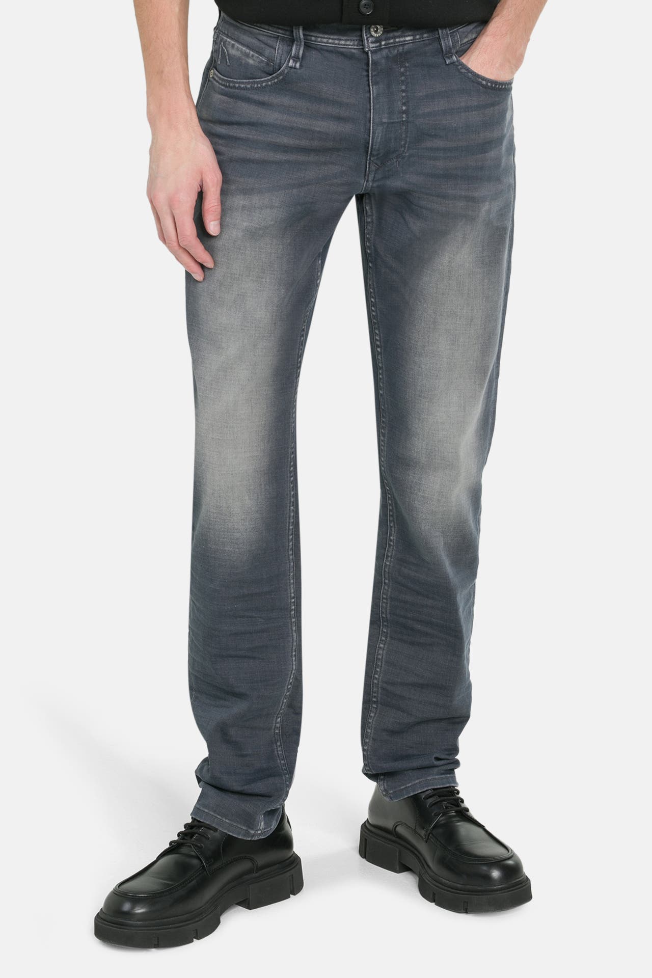 CHASIN' Jeans grau straight, Bild 1