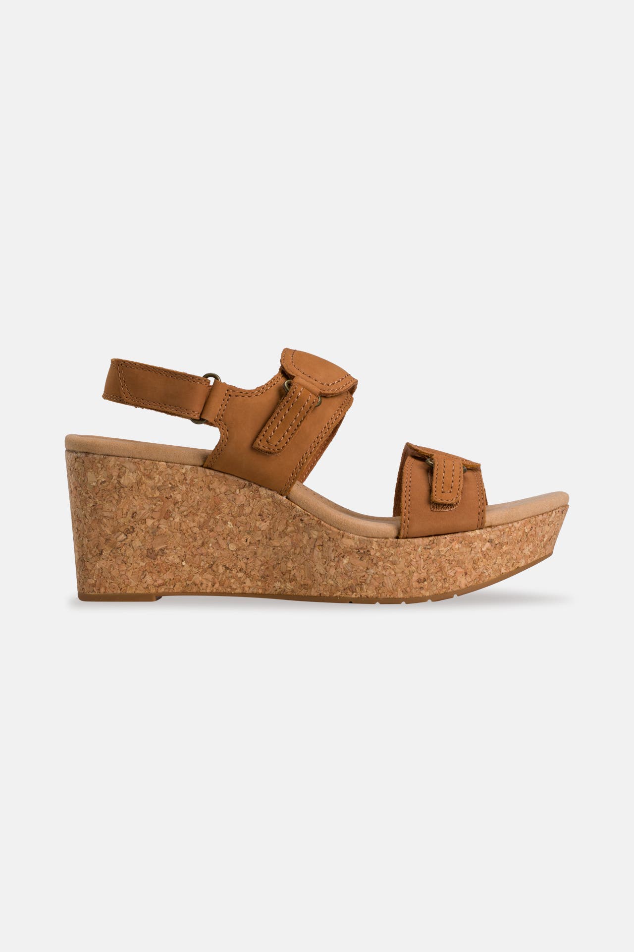 CLARKS Wedges 'Rose Lane' cognac, Bild 1
