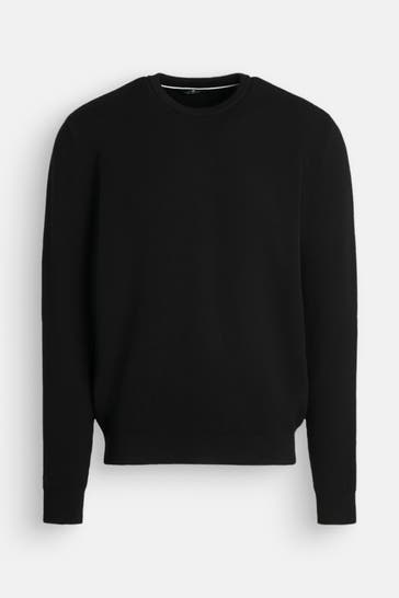 7 FOR ALL MANKIND Strickpullover 'Luxe Performance' schwarz
