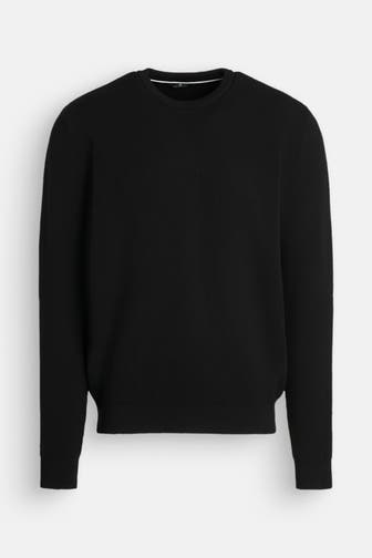 7 FOR ALL MANKIND Strickpullover 'Luxe Performance' schwarz