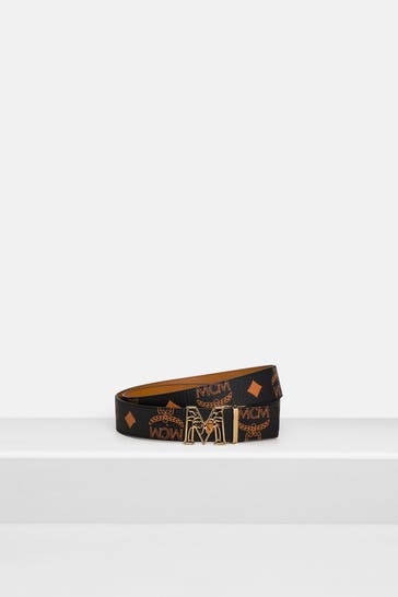 MCM Wendegürtel 'Claus' schwarz-cognac