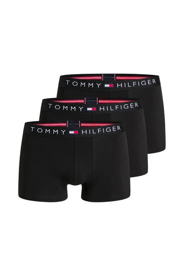 TOMMY HILFIGER - 3er-Pack Boxer Trunks schwarz