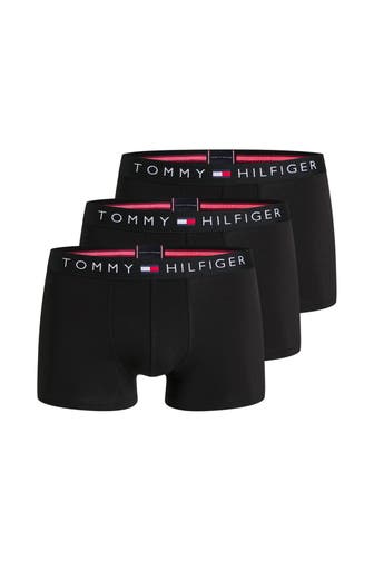 TOMMY HILFIGER 3er-Pack Boxer Trunks schwarz