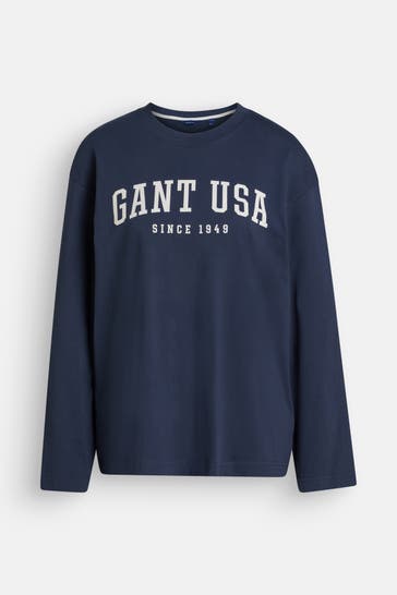 GANT Longsleeve dunkelblau