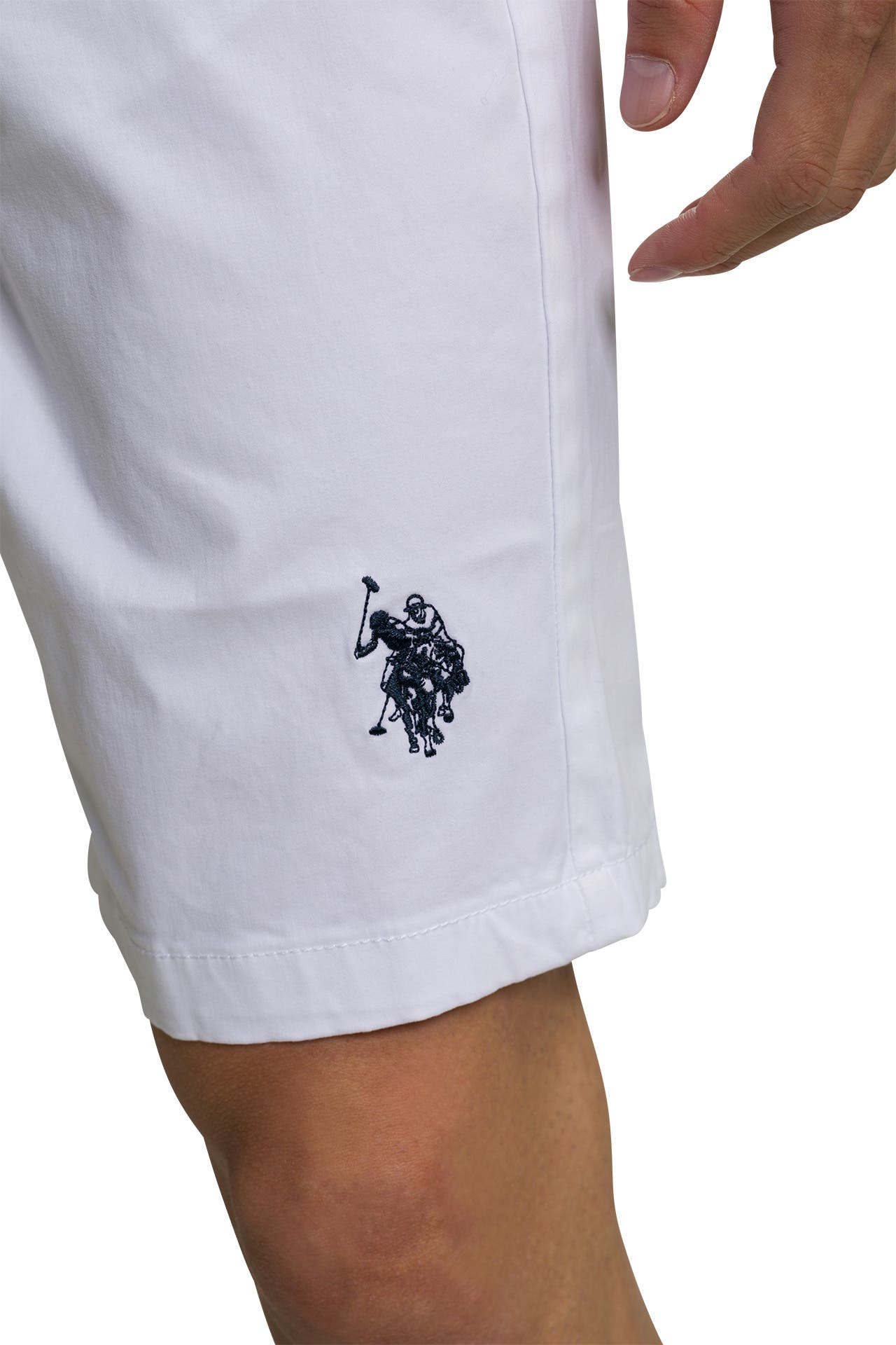 U.S. POLO ASSN. Chino Shorts Abel weiB gunstig online kaufen Outletcity