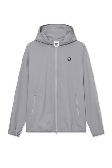 WOOD WOOD Anorak 'Cao Tech' silber