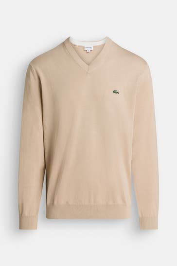 LACOSTE Strickpullover beige